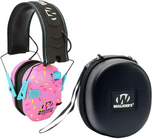 Vista 12 de Walker's Razor Slim - Protector auditivo electrónico para tiro (amplificación y supresión de sonido) con estuche protector