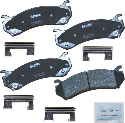 Vista 257 de Bendix Priority1 CFC154 - Juego de pastillas de freno de disco para Avanti II, Century, LeSabre, Regal, Riviera, chasis comercial, DeVille