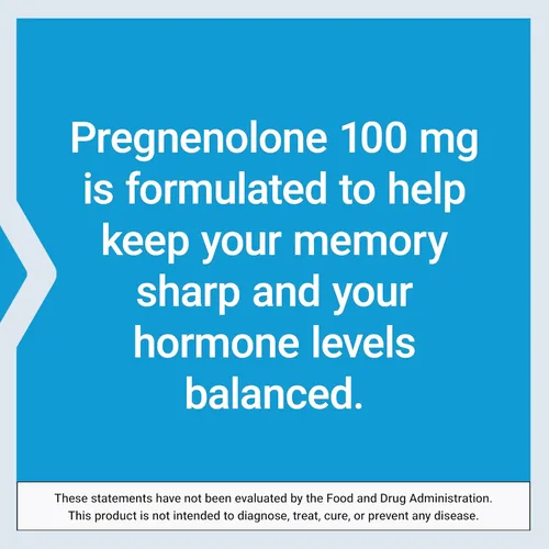 Vista 6 de Life Extension pregnenolona cápsula 0.003 onzas, 100-unidades, 737870700104, 100, 1, 1