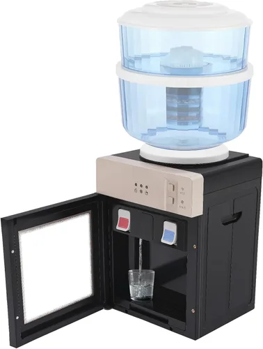 Dispensador de enfriador de agua para encimera, dispensador de enfriador de agua caliente y fría, 110 V, 550 W, mini dispensadores pequeños para el