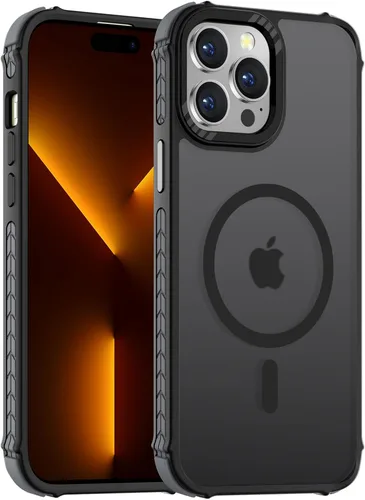 Vista 13 de DEERLAMN Funda Magnética Fuerte para iPhone Air 6.5 Pulgadas, [Compatible con Magsafe] [Protección contra caídas de grado militar] Funda protectora