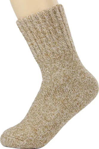 Vista 6 de Weweya Calcetines para botas para mujer calcetines gruesos de invierno calcetines cálidos de punto regalos para mujer