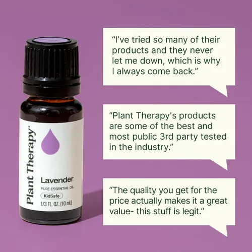 Vista 4 de Plant Therapy Aceite esencial de lavanda 100% puro, sin diluir, aromaterapia natural, grado terapéutico, 3.4 fl oz (3.3 oz)