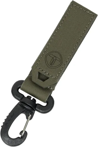 Vista 9 de Mosquetones tácticos de nailon con clip de engranaje de 2 pulgadas, soporte para cinturón táctico, llaveros militares, anillo de utilidad para EDC
