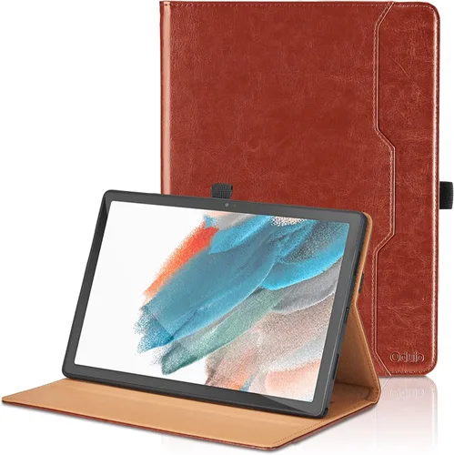 Vista 78 de Funda para Samsung Galaxy Tab A7 de 10,4 pulgadas 2020 (SM-T500/T505/T507) - Funda de piel sintética con función atril y bolsillo, función de Azul