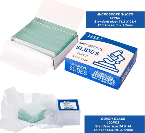 Vista 7 de HSL Microscopio trinocular compuesto LCD de 8 pulgadas,Microscopios biológicos profesionales 40x-2500x para laboratorio de adultos,Microscopio