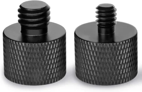 Vista 9 de Adaptador de 5/8 a 1/4, adaptador de rosca de micrófono de 5/8 pulgadas hembra a 1/4 pulgadas macho para soporte de micrófono, monitor de cámara