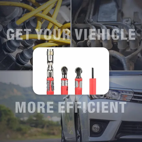 Vista 8 de iCrimp Crimpadora de conector de bujía de trinquete para cables de encendido y cables de bujía Diámetro máximo 0.335 in