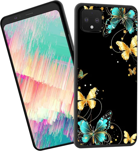Vista 80 de Funda delgada para Google Pixel 4 XL, funda delgada de silicona de TPU suave a prueba de golpes para Google Pixel 4 XL, astronauta Galaxy