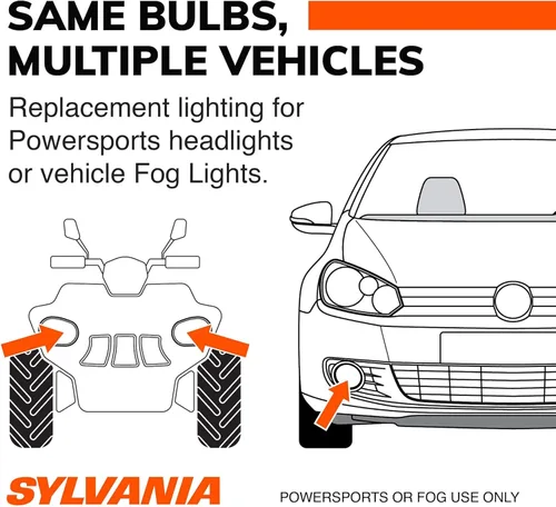 Vista 8 de Sylvania H11 LED Powersport Headlight Bulbs for Off-Road Use or Fog Lights - 2 Pack
