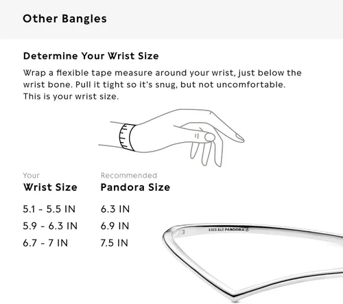 Vista 6 de PANDORA Pulsera de plata de ley pulida con diseño de hueso, joyería, Metal