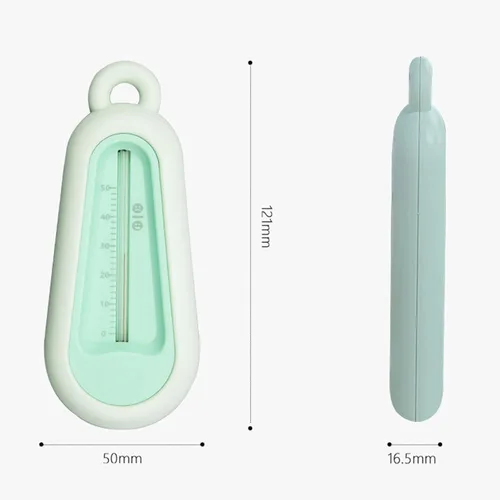 Vista 3 de Medidor de temperatura del agua Termómetro de bañera de baño para bebés recién nacidos Accesorios para el cuidado del bebé Sensor de prueba