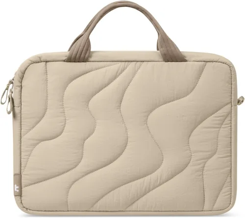 Vista 11 de tomtoc 13-16 Inch Protective Puffy Laptop Carrying Bag for Women, Lightweight Work Laptop Briefcase Fits Macbook Air/Pro/Neo