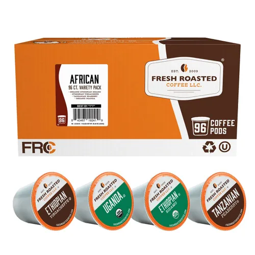 Vista 16 de Fresh Roasted Coffee, Blackbeard's Revenge, tueste medio, 24 cápsulas para cafeteras K-Cup