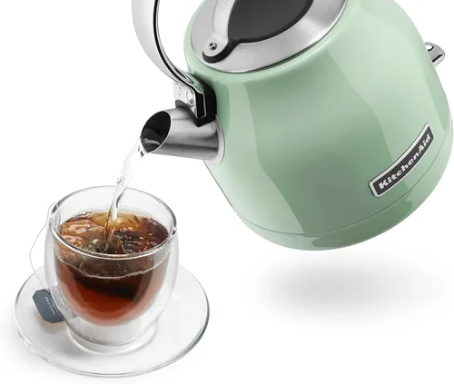 Vista 4 de KitchenAidKek1222TB hervidor de agua eléctrico, 40.5 onzas, color Twilight Blue, Pistacho