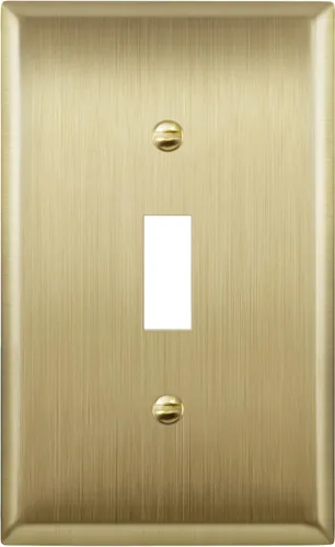 Vista 21 de ENERLITES Placa de pared metálica para interruptor de luz de palanca, cubierta de interruptor de acero inoxidable, resistente a la corrosión