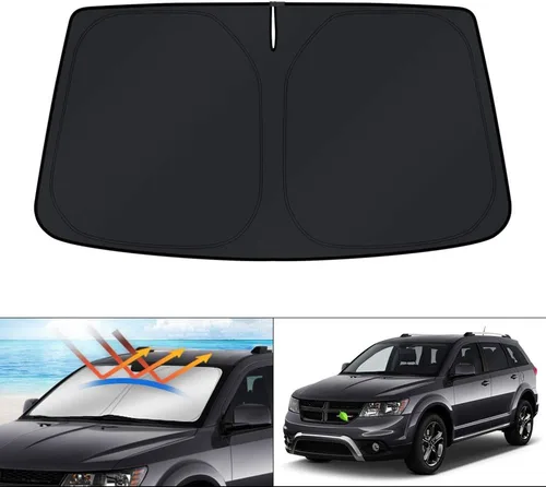 Vista 242 de KUST Parasol para parabrisas para BMW X1 F48 2016, 2017, 2018, 2019, 2020, 2021, 2022, accesorios de ajuste personalizado, parasol plegable