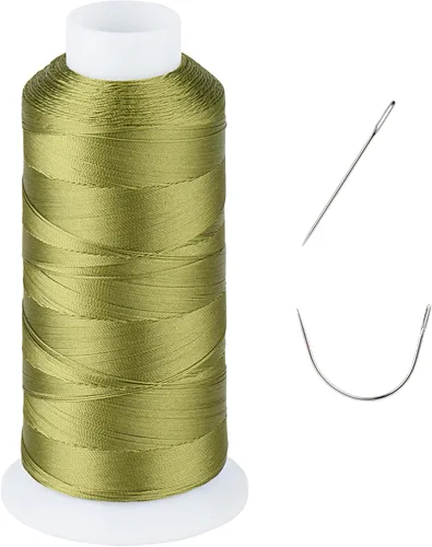 Vista 19 de Resistente a los rayos UV - Simthread 100% Poliéster Hilo Entrelazado Tex 69 (12wt) - 250 Yardas 1 Blanco 1 Negro