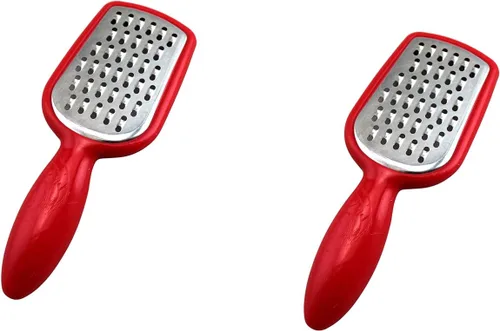 2 Pcs. Stainless Steel Mini Grater Cheese Garlic Nutmeg Chocolate 5" BPA Free