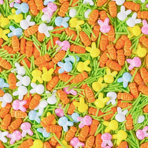 Vista 24 de Gránulos comestibles de Nonpareils azules y blancos de 2mm, mini perlas para decorar pasteles, caramelos de azúcar, galletas, magdalenas