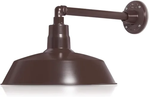 Vista 37 de 14 pulgadas. RLM Warehouse - Pantalla con brazo de cuello de cisne y bombilla Led A19 5000K de 9W