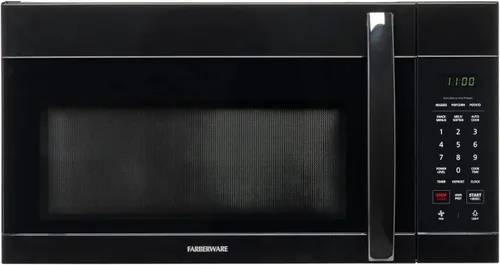 Farberware - Horno microondas de 1.7 pies cúbicos para sobre la estufa – 1000 vatios de potencia, configuraciones de cocción automática,