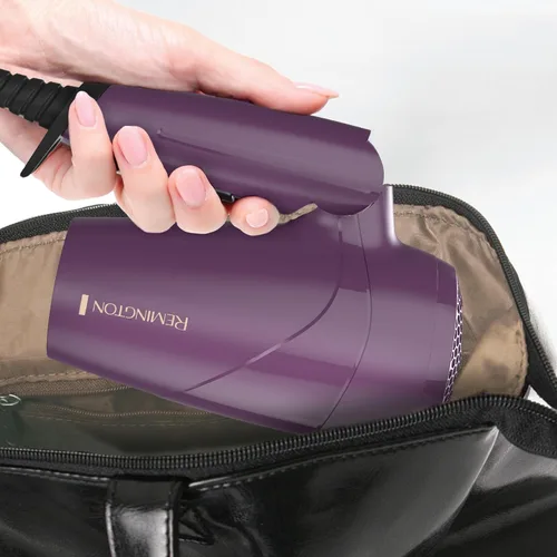 Vista 8 de Remington Secador de pelo con tecnología térmica avanzada, mango plegable para viajes, 1875 vatios de potencia de secado