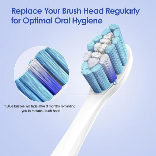 Vista 5 de MRYUESG Cabezales de repuesto para cepillos de dientes compatibles con Philips Sonicare, paquete de 10, cabezales de repuesto para cepillos