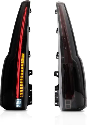 Vista 12 de VLAND Conjunto de Faros Compatible con GMC Sierra 2007-2013 1500HD 2500HD 3500HD, LED Completo, Plug-and-play, Cuenco Reflector