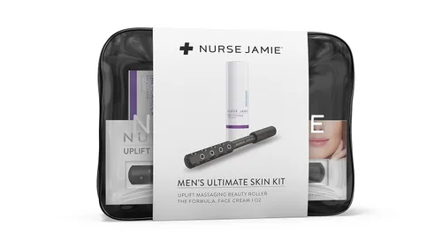Vista 6 de Nurse Jamie UpLift Facial Massaging Beauty Roller – Black- Facial Massager with 24 Stones for Sculpting