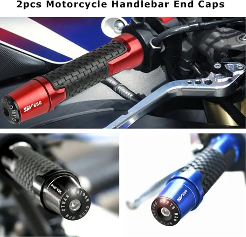 Vista 2 de Empuñadura universal de manillar de motocicleta de 7/8 "0.866 in para Suzuki dv650/s sv 650/dv650 dv650s SFV650 1999-2016