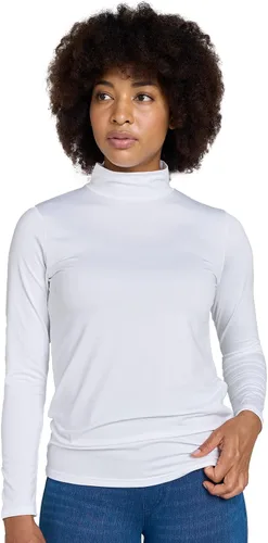 LAPASA Women Mock Neck Thermal Underwear Top Undershirt Lightweight Midweight Fleece Lined Long Sleeve Base Layer L87L89