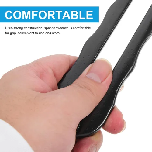 Vista 7 de Llave inglesa de ángulo ajustable, llave de cara ajustable, alicates de pasador para tuercas redondas con agujeros perforados