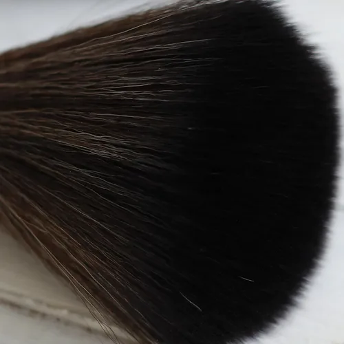 Vista 6 de Limpiador de discos de vinilo pequeño con mango de madera, cepillo para discos de vinilo para accesorios de limpieza antiestáticos (ciervo marrón)