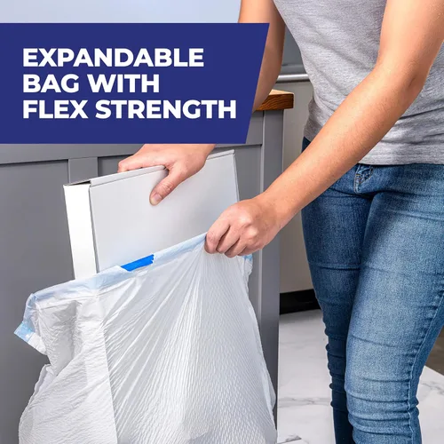 Vista 6 de Hefty Bolsas de basura altas ultra fuertes para cocina, aroma Citrus Twist, 13 galones, 110