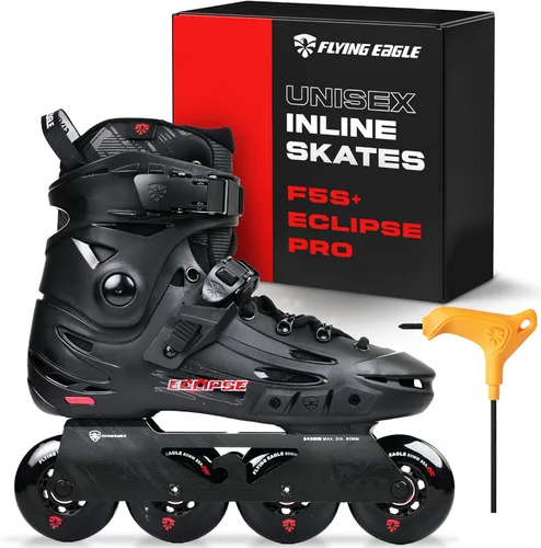 Flying Eagle FS5+ Eclipse Pro Adult Inline Skates - Outdoor Urban Inline Roller Skates Adults, Freeskates, Outdoor Skate Roller Adult, Slalom Skate,