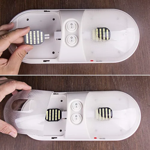 Vista 4 de Super Bright 921 - Ampolletas LED para luces de interior de casa rodante, remolque, barco, cúpula