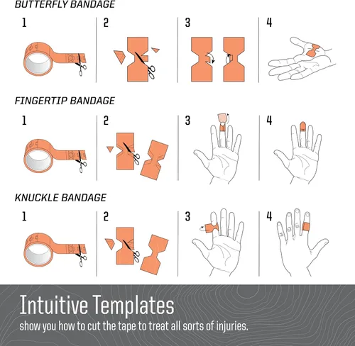 Vista 3 de Kit de Primeros Auxilios Compacto, Adhesivo de Grado Médico, Kit de Respuesta de Emergencia, 1 Libra (Kit Completo)