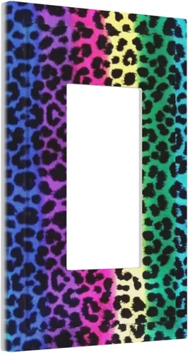 Vista 84 de Placa de Interruptor de Luz Azul de 1 Gang, Placa de Pared Decorativa de Palanca Individual, Cubierta de Placa de Pared de Palanca, Placa Frontal