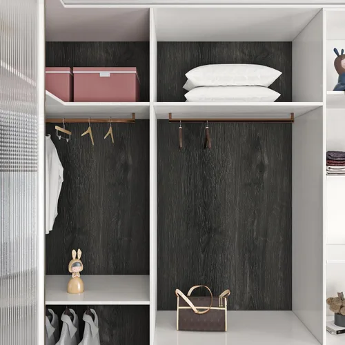 Vista 4 de Livelynine Papel de Contacto Adhesivo de Imitación Madera Espresso para Encimeras Impermeables, Papel Tapiz para Gabinetes de Cocina, Vinilo
