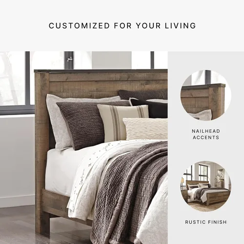 Vista 6 de Signature Design por Ashley B446-57 Trinell cabecera tamaño Queen