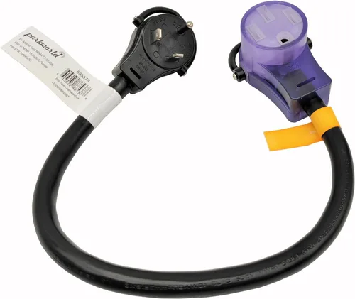 Vista 4 de Parkworld 885378 Cable adaptador EV NEMA TT-30P a 14-50R (solo para uso EV o Tesla, no para RV) (1.5 pies)
