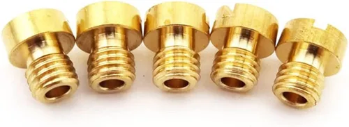 DJ-Motor Jets de carburador de 5 mm #60 65 70 75 80 para bicicleta motorizada de 2 tiempos de 50cc 60cc 66cc 80cc bicicleta de empuje