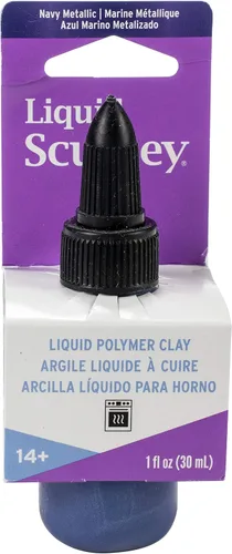 Vista 4 de Liquid Sculpey® - Arcilla líquida de polímero para horno, perla, botella de 1 onza, ideal para joyas, vacaciones, bricolaje, medios mixtos