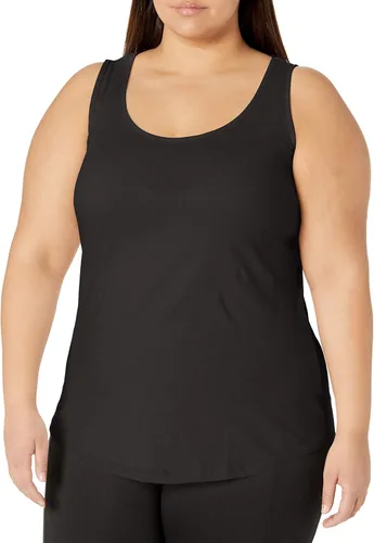 Vista 4 de JUST MY SIZE Camiseta sin mangas de algodón para mujer, talla extra grande