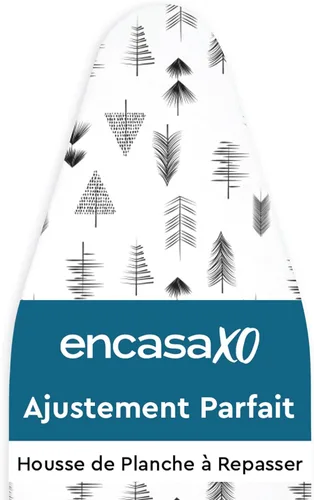 Vista 23 de Encasa XO Funda y almohadilla para tabla de planchar de 28"x12" - Acolchado de fieltro grueso de 3mm, ajuste con cordón y bloqueo, fácil