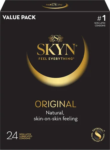 Vista 2 de SKYN Condones originales, 24 unidades y condones SKYN Elite, 10
