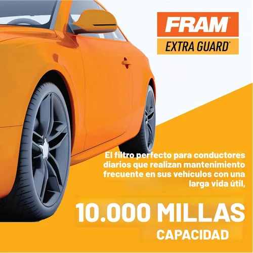Vista 5 de FRAM EG+ PH6607P, filtro roscado de aceite para motor con intervalo de cambio de 10,000 millas para modelos de vehículos seleccionados