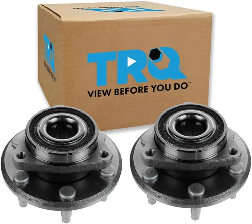 Vista 22 de TRQ Juego de 2 rodamientos de rueda delantera y conjunto de cubo compatible con Tesla 3 2020 Y 2018-2019
