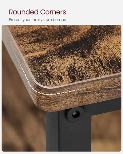 Vista 8 de VASAGLE UKKI01BX - Isla de cocina con 3 estantes, estante de cocina de 47.2 pulgadas de ancho con gran encimera, estructura de acero estable, diseño